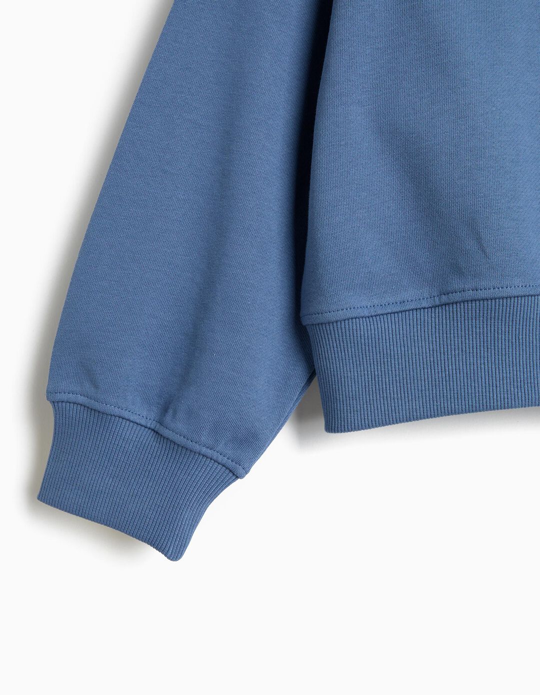 Sweatshirt Com Estampado, Menina, Azul Escuro