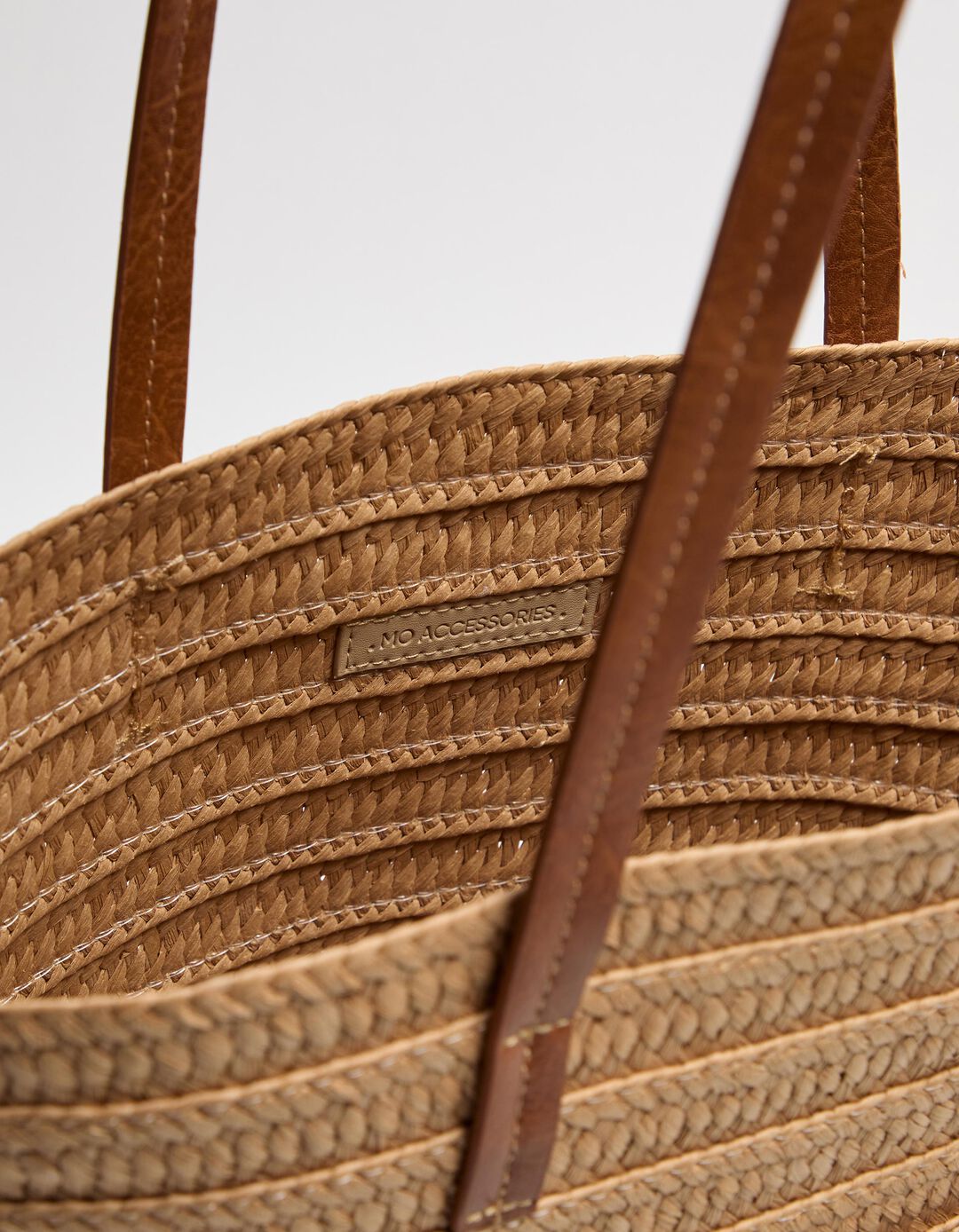 Mala de Praia com Bolso, Mulher, Bege