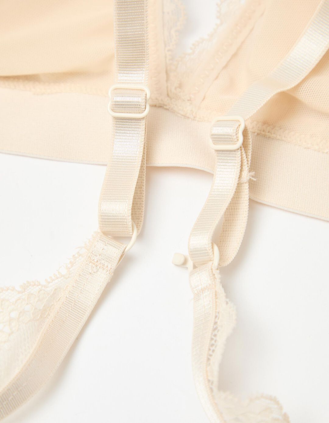 Bralette com Renda, Mulher, Bege Claro