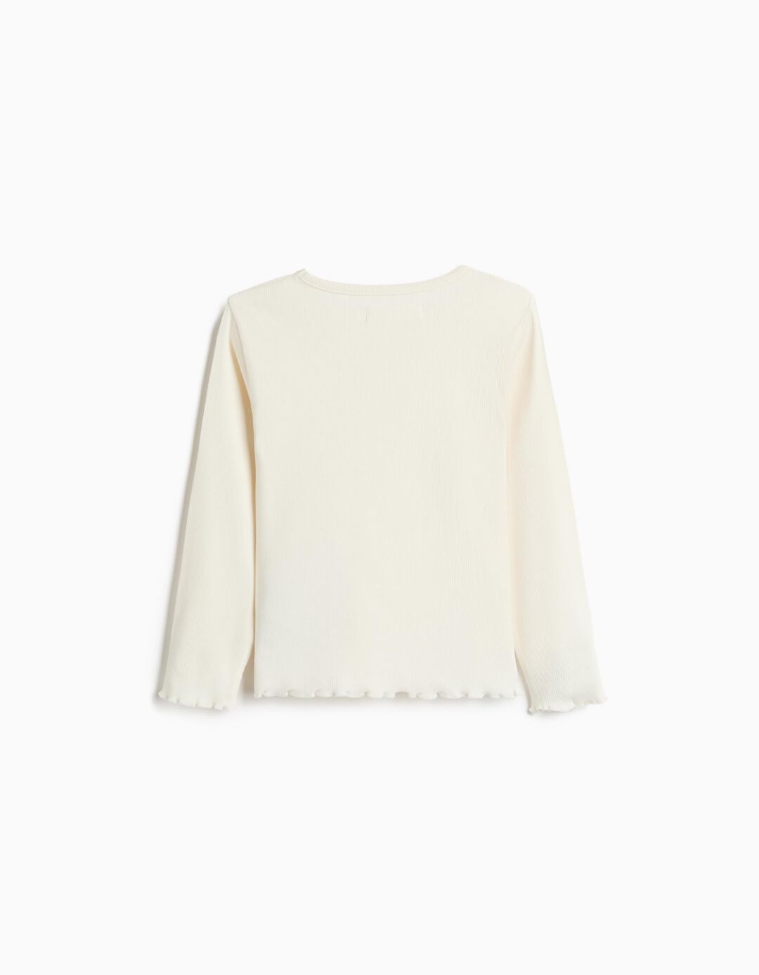 Camisola De Manga Comprida, Menina, Branco