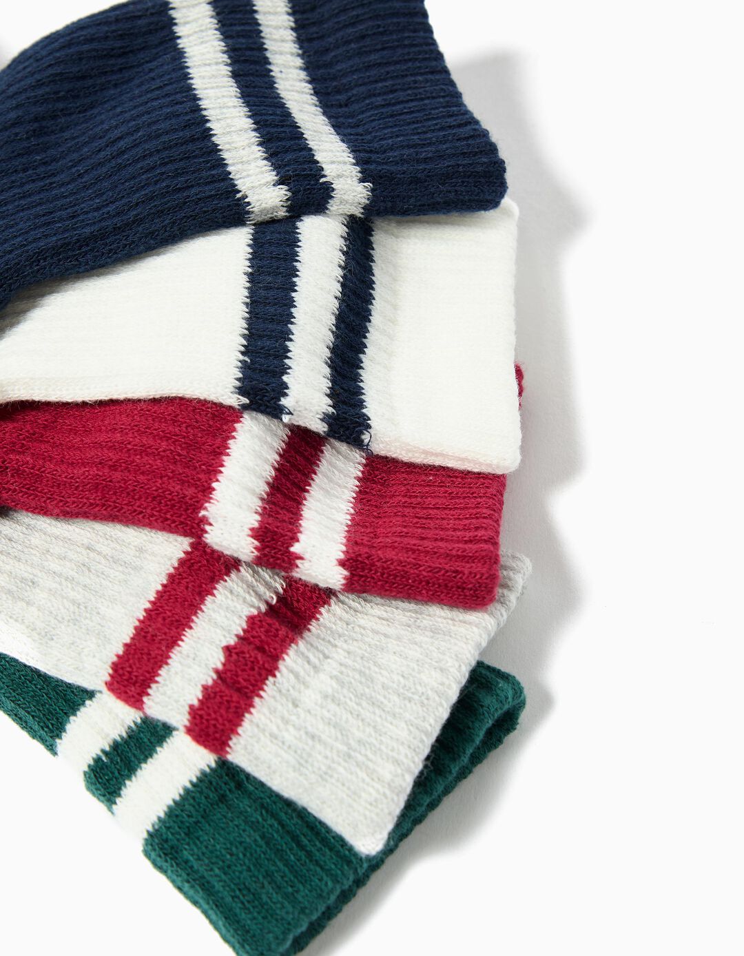 Pack 5 Pares de Meias, Menino, Multicolor