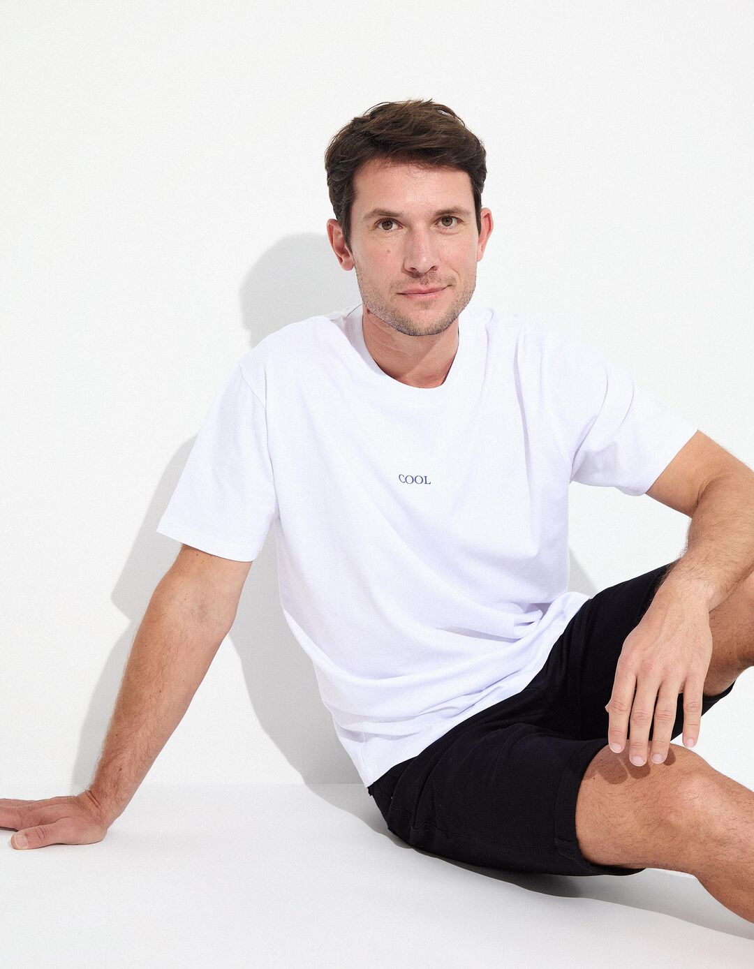 T-shirt 'Relaxed Fit', Homem, Branco 