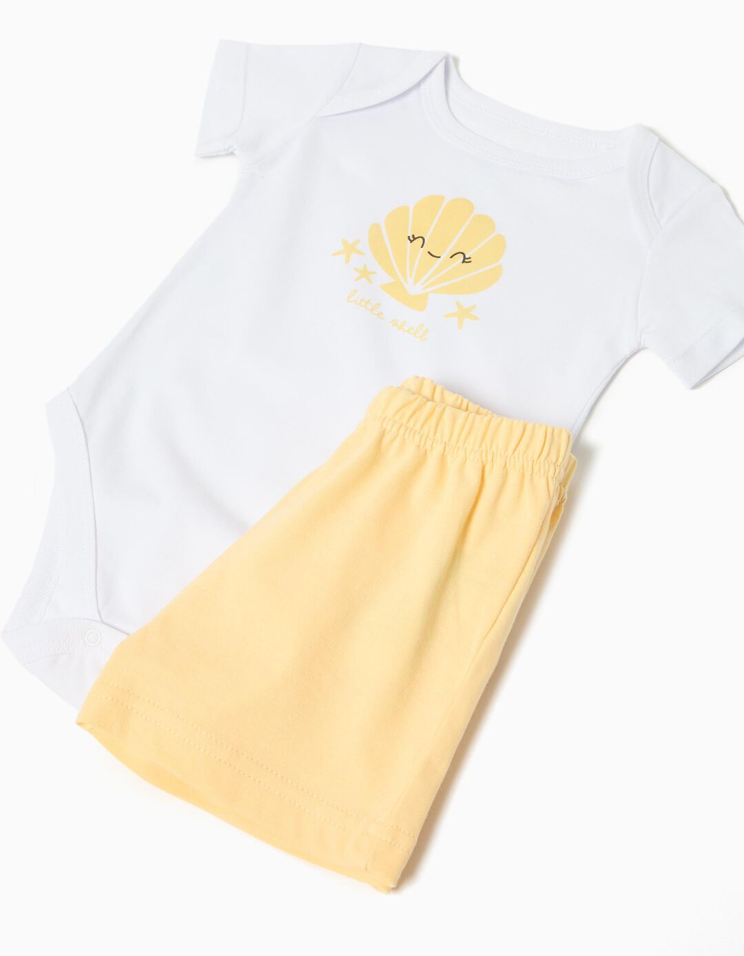 Pack Body e Calções, Menina, Branco