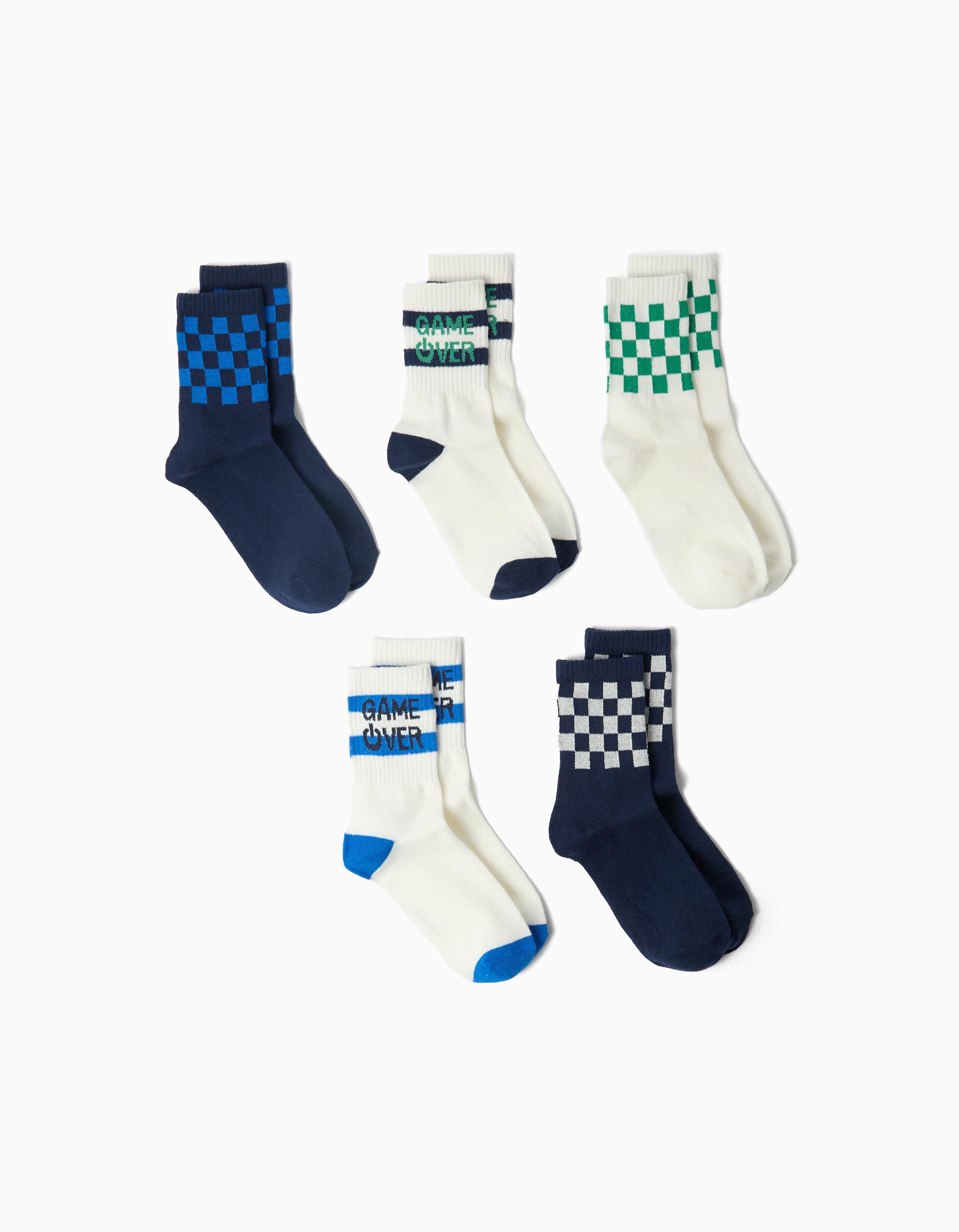 Comprar Online Pack 5 Pares De Meias, Menino, Multicolor