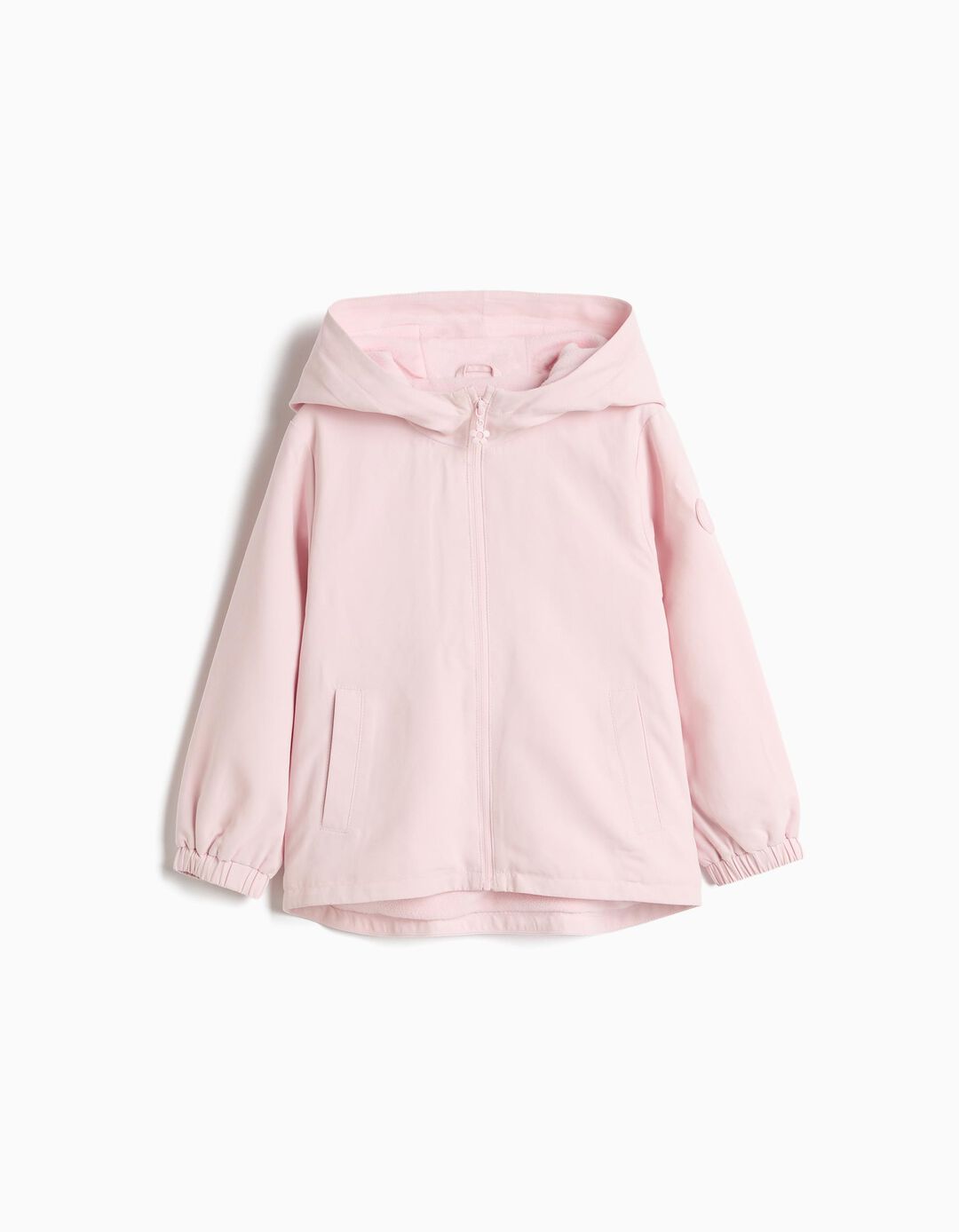 Parka Com Capuz, Menina, Rosa Claro