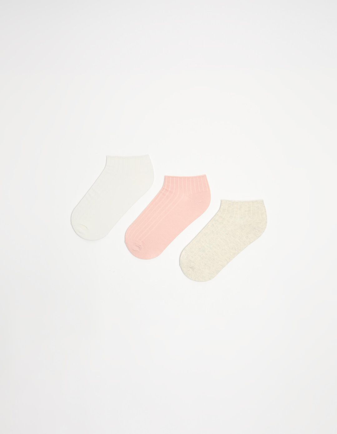 Pack 3 Pares de Meias, Mulher, Cru 