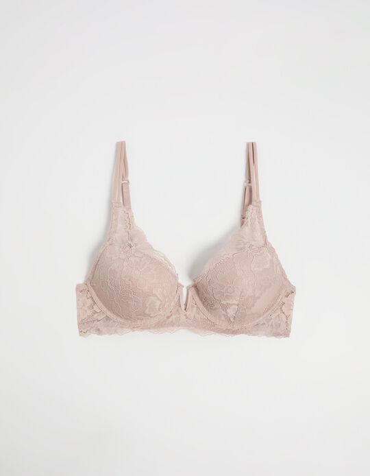 Comprar Online Soutien Clássico Renda, Mulher, Rosa Escuro