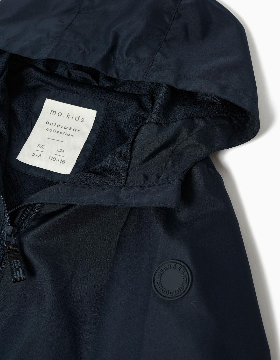 Parka com Capuz, Menino, Azul Escuro
