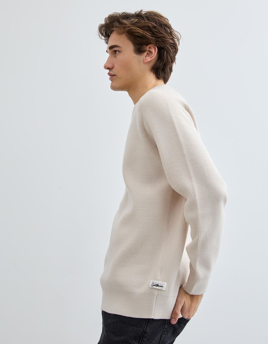 Camisola de Malha, Homem, Azul Escuro