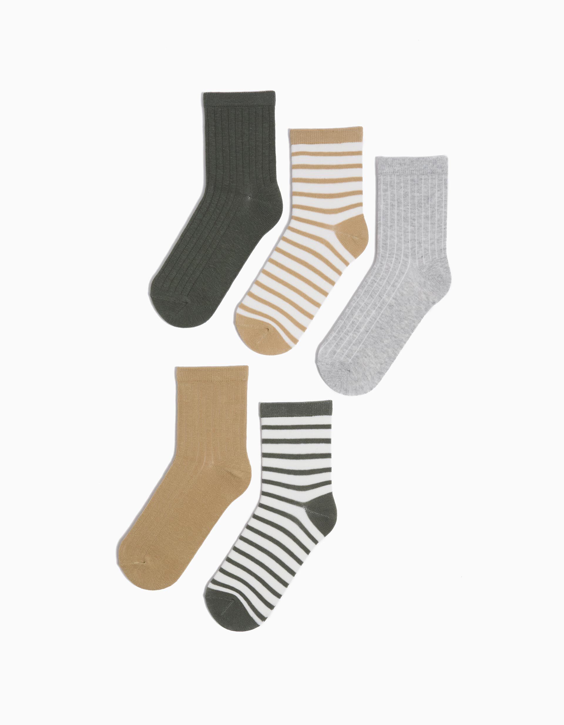 Comprar Online Pack 5 Pares de Meias, Menino, Multicor