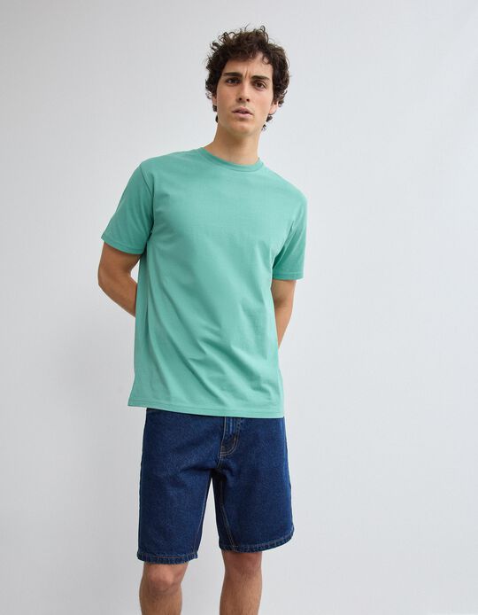 Comprar Online T-shirt Manga Curta, Homem, Verde Claro