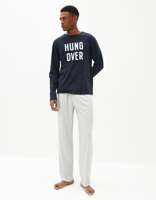Comprar Online Pijama Jersey, Homem, Azul Escuro