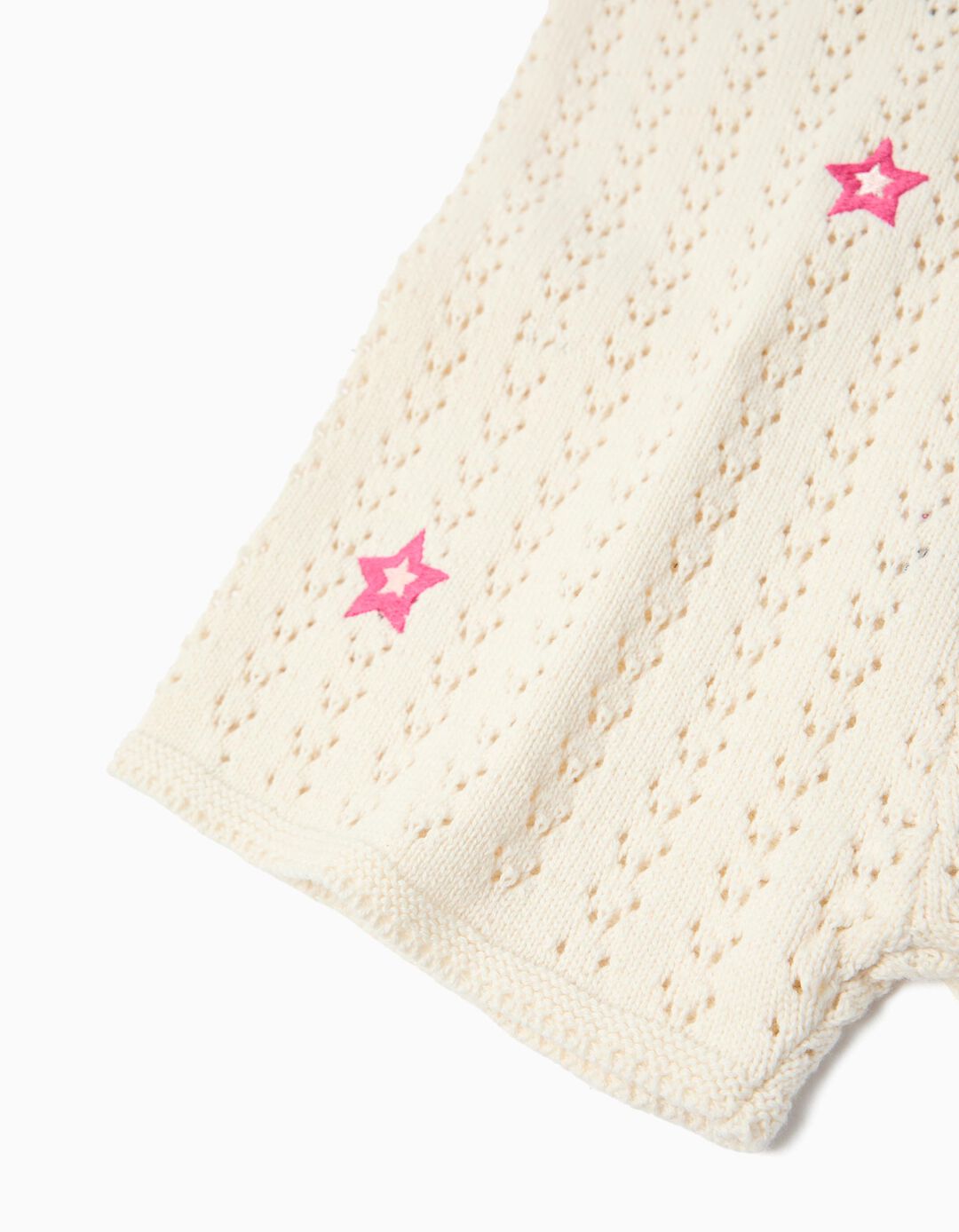 Jardineiras Crochet, Menina, Cru