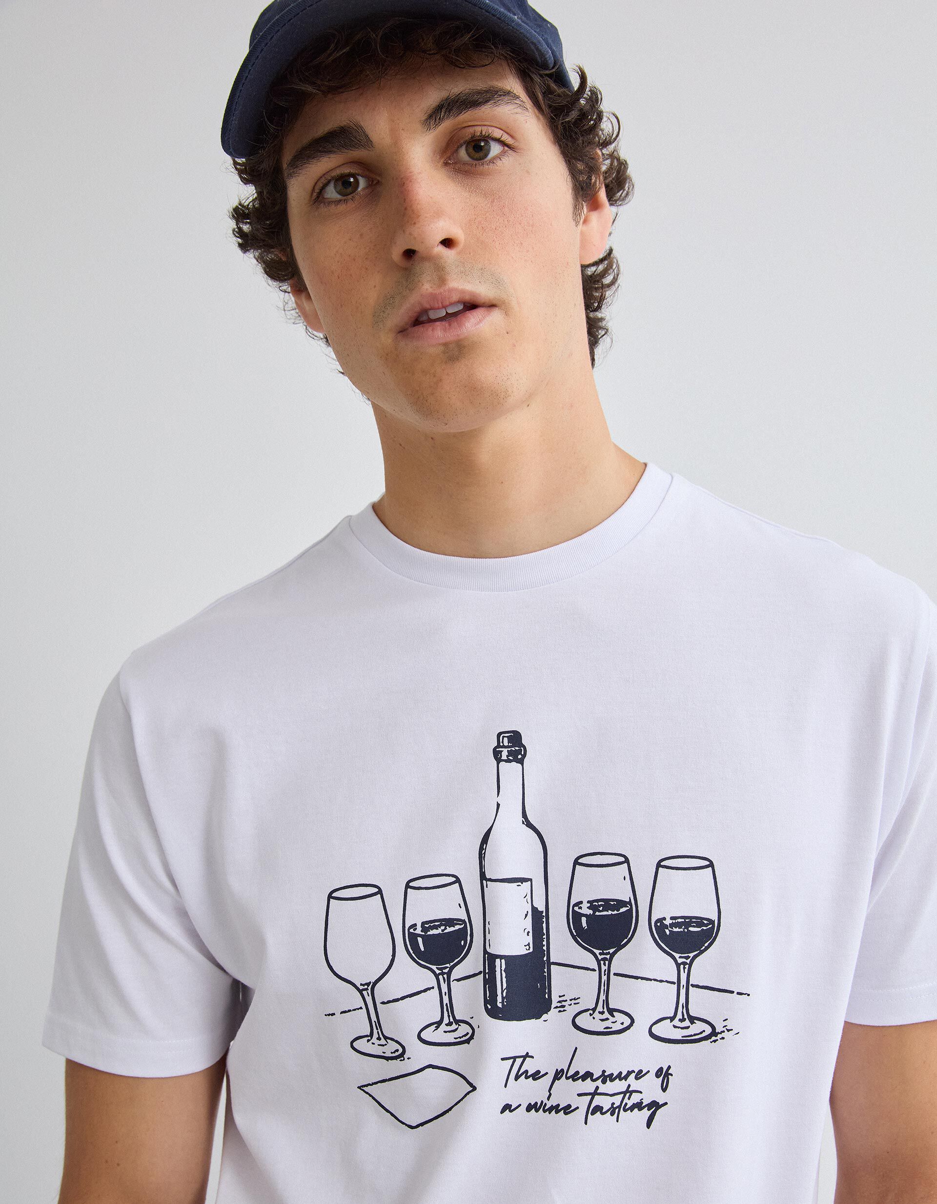 Comprar Online T-shirt Jersey, Homem, Branco