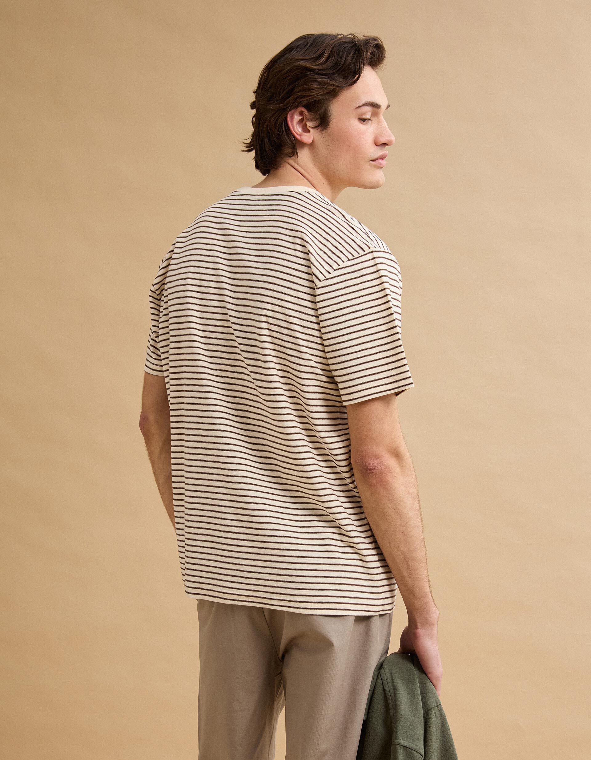 Comprar Online T-shirt Jersey, Homem, Castanho