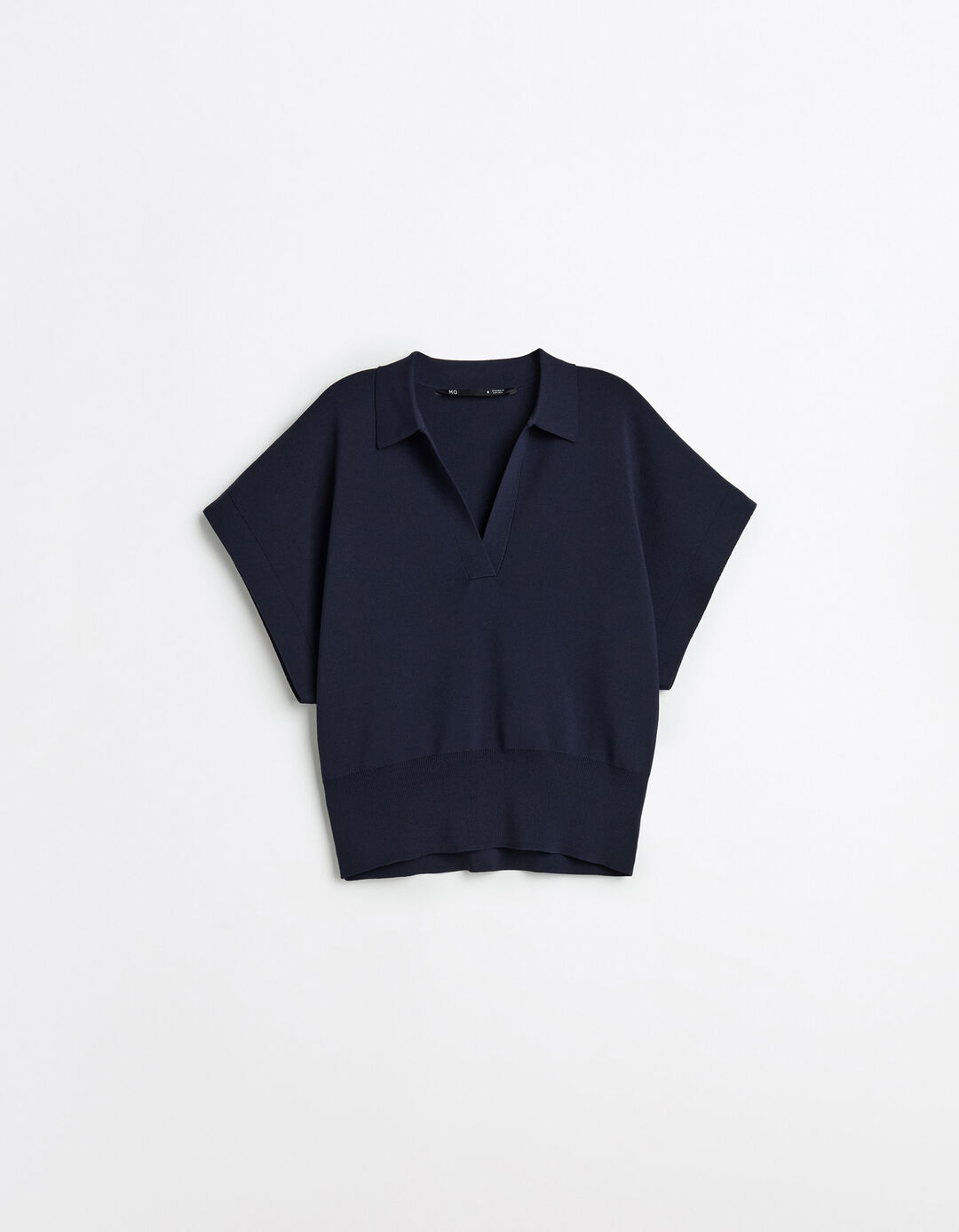 Polo de Malha, Mulher, Azul Escuro