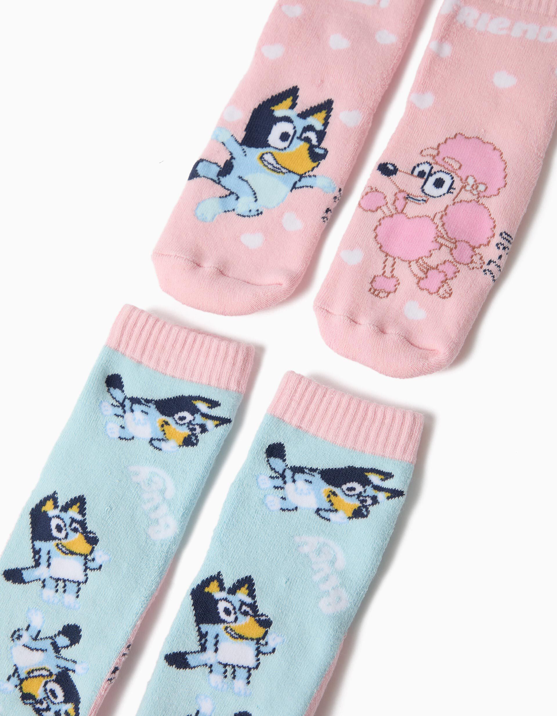 Comprar Online Pack 2 Pares de Meias 'Bluey', Menina, Multicolor