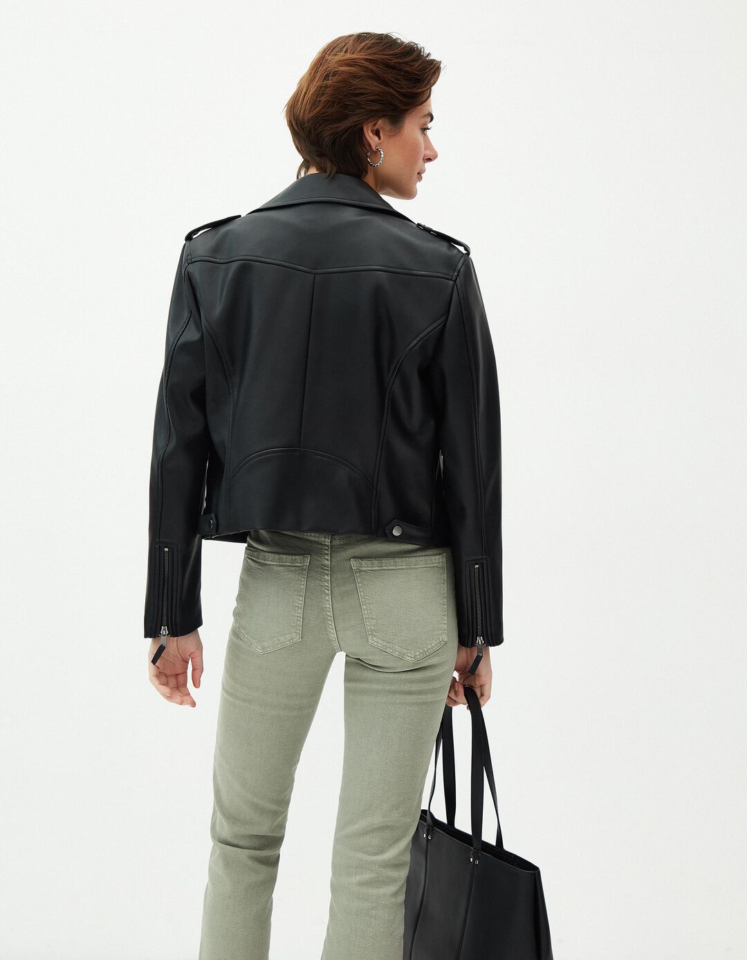 Blusão Biker, Mulher, Preto