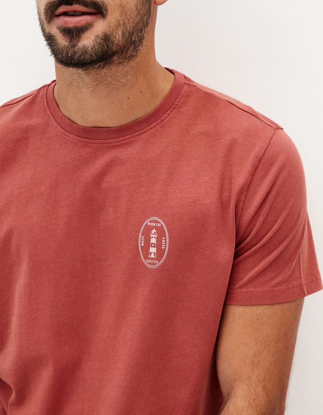 T-shirt, Homem, Laranja
