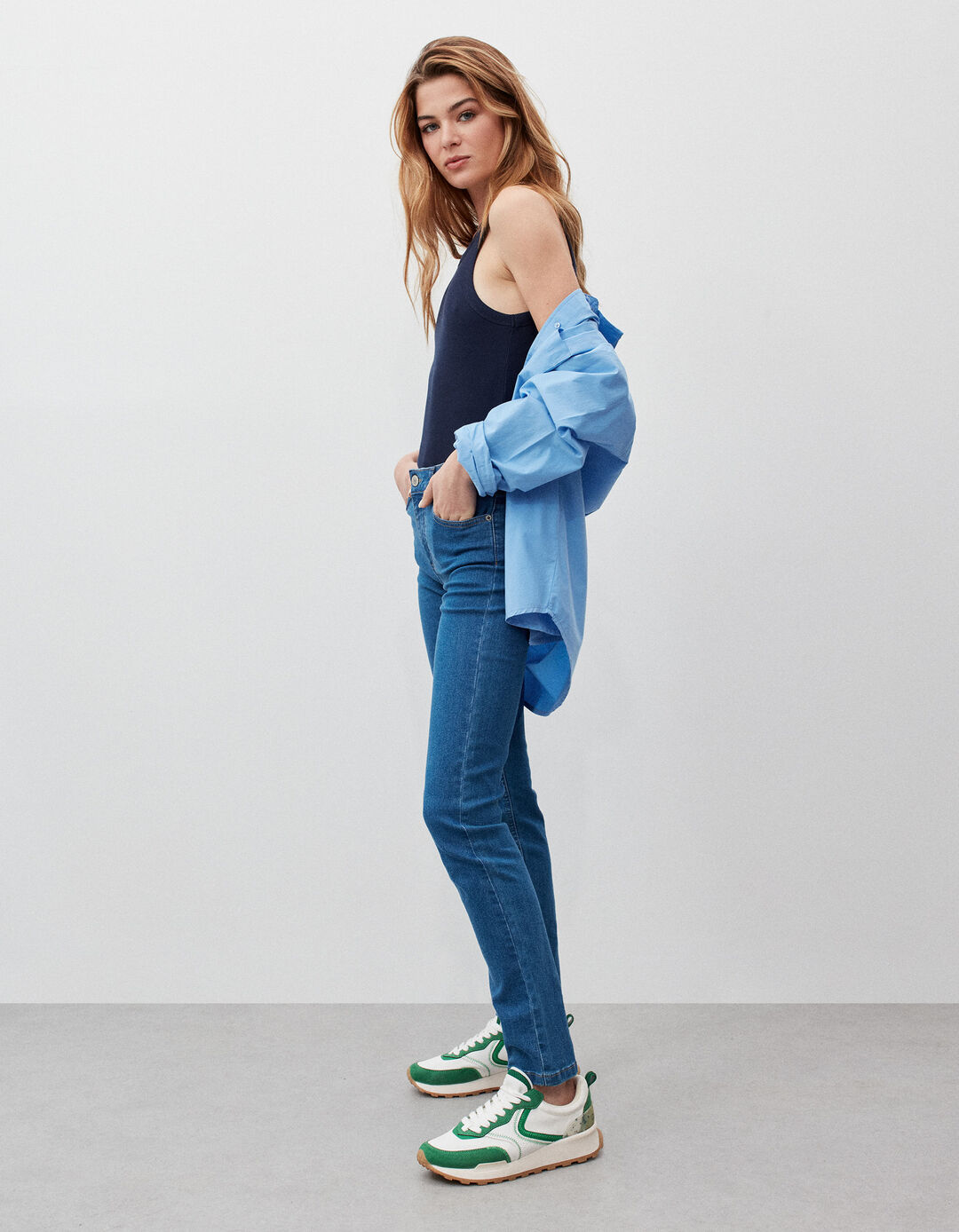 Jeans, Mulher, Azul