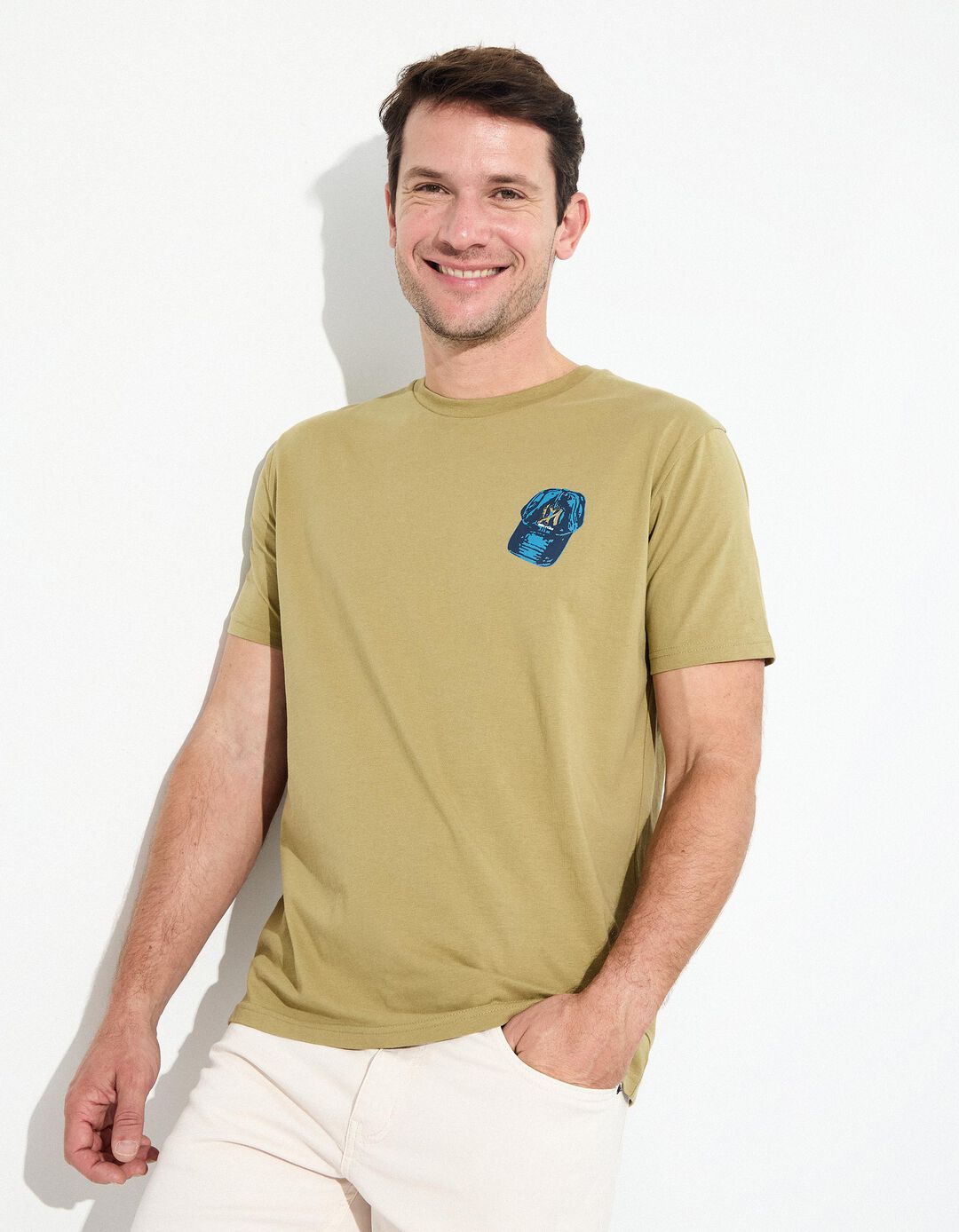 T-shirt Jersey, Homem, Verde
