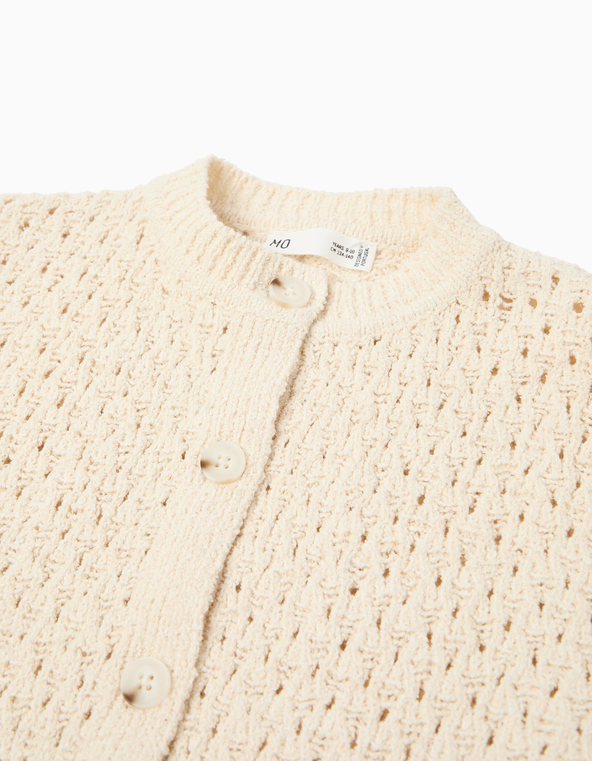 Comprar Online Casaco Malha, Menina, Bege Claro