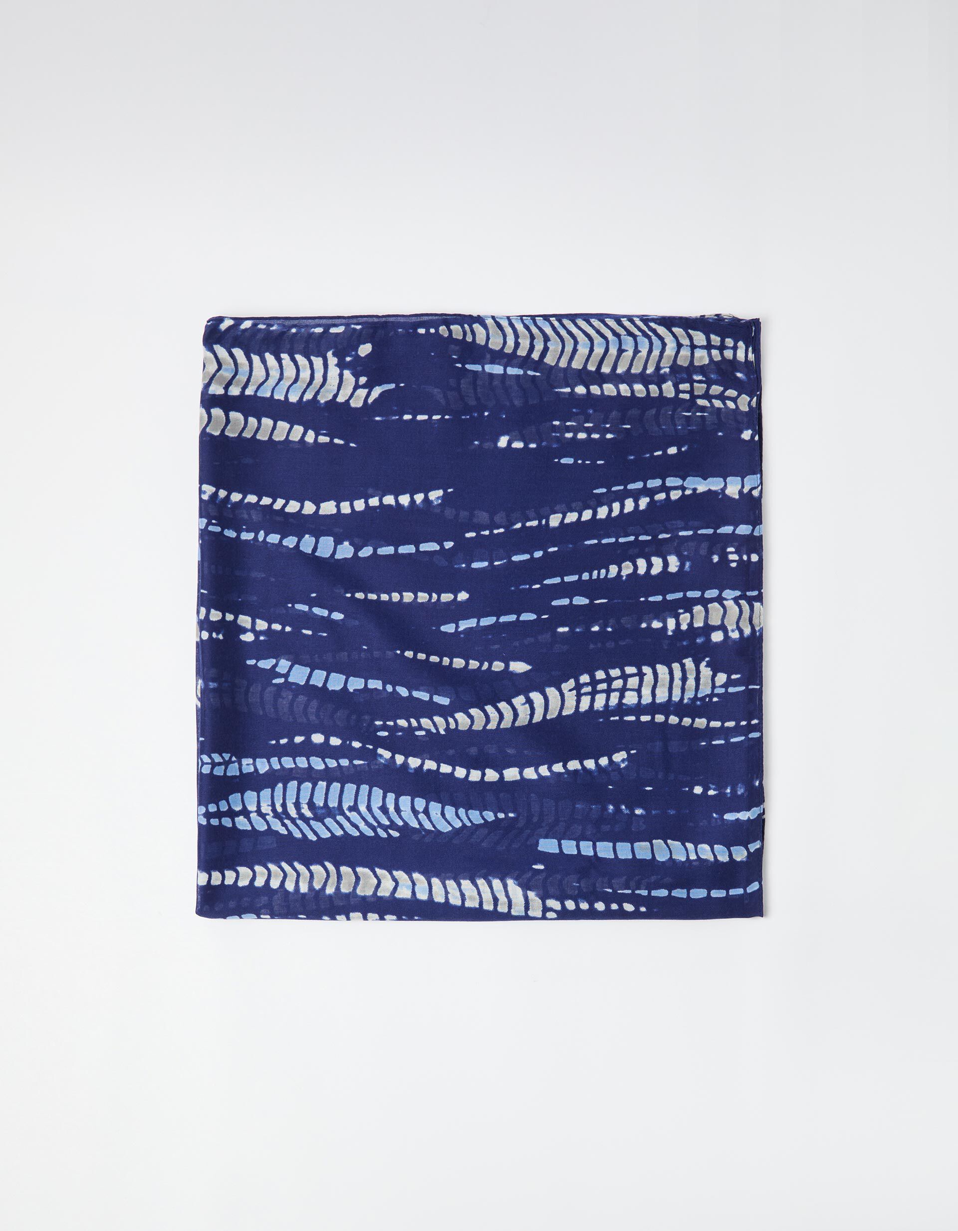 Comprar Online Cachecol Estampado, Mulher, Azul