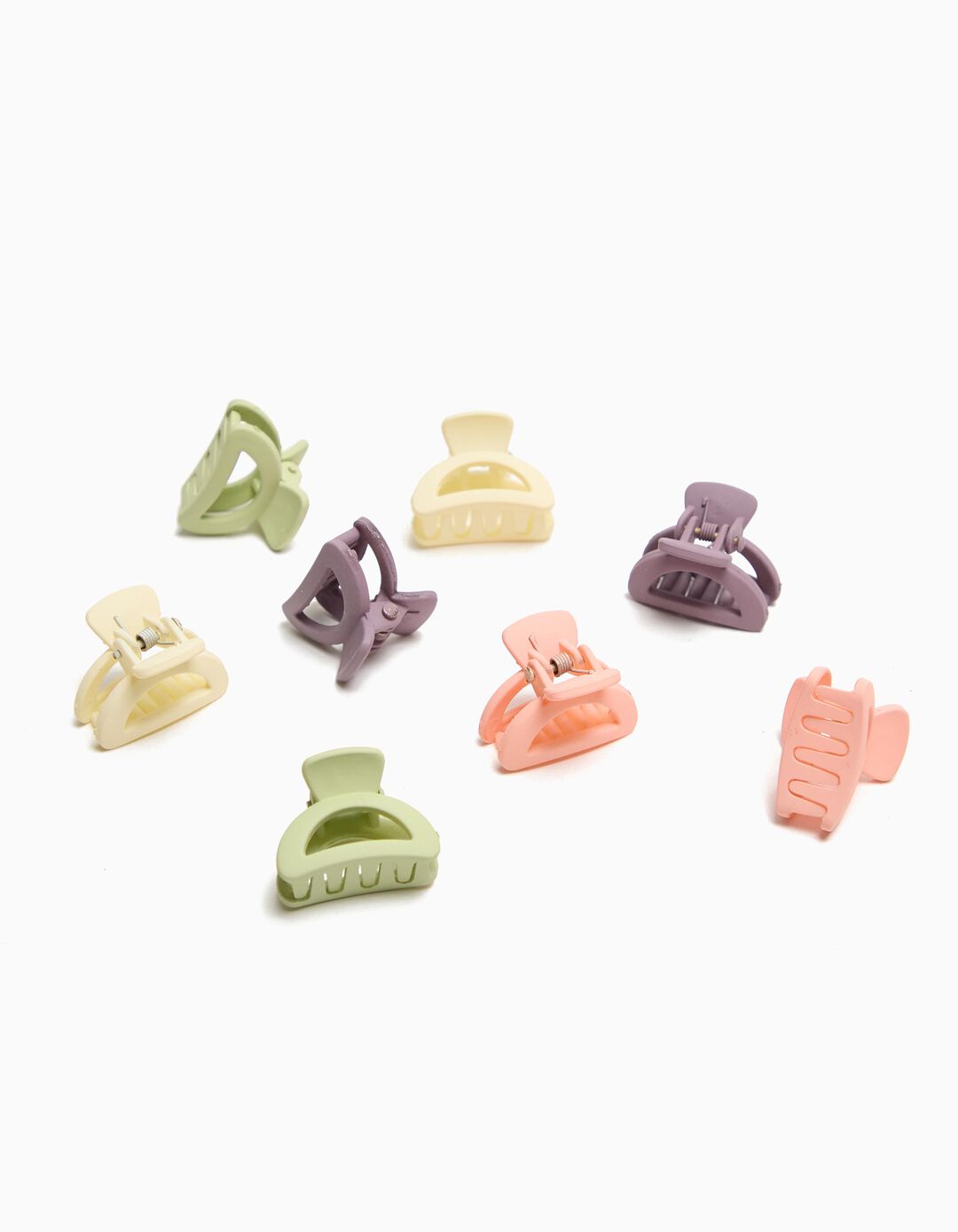 Pack 8 Mini Molas de Cabelo, Menina, Multicor
