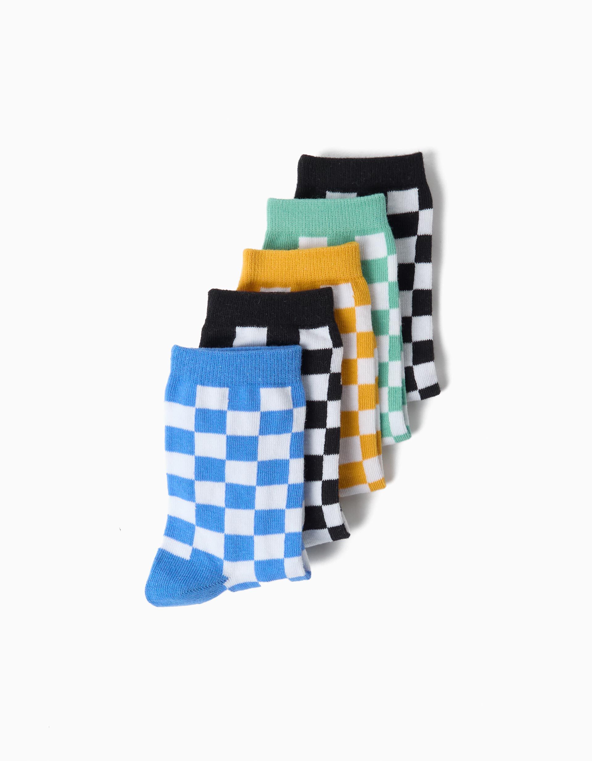Pack 5 Pares de Meias, Menino, Multicor