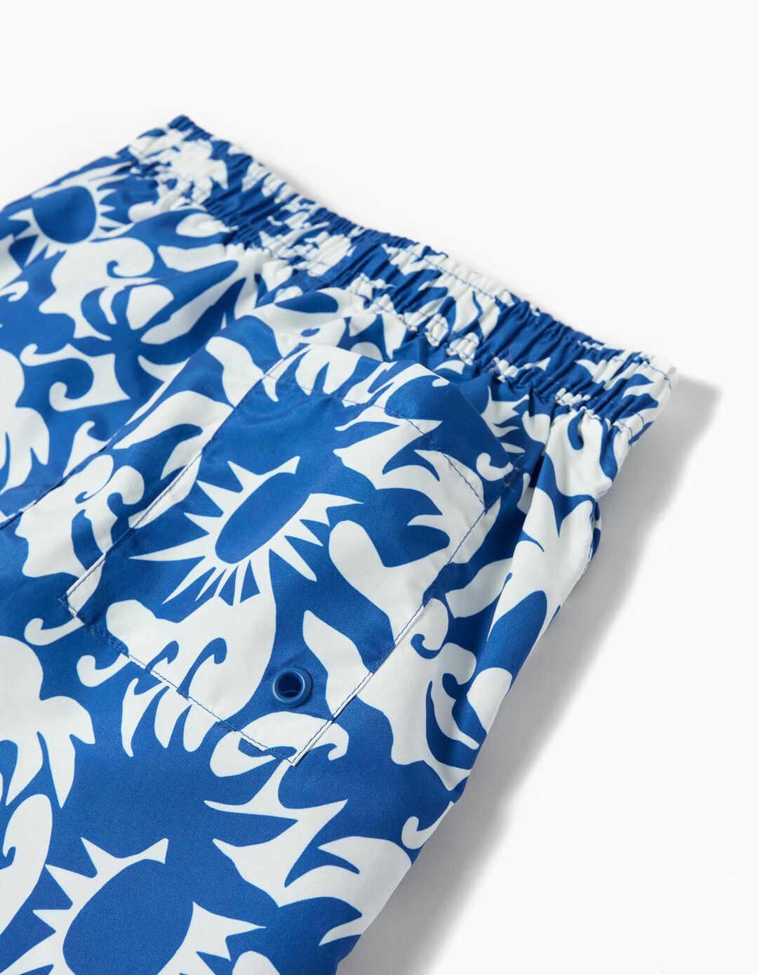 Calções de Banho Estampados, Menino, Azul