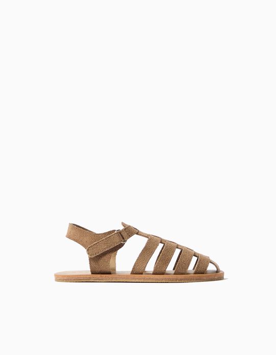 Comprar Online Sandálias com Tiras, Menina, Bege