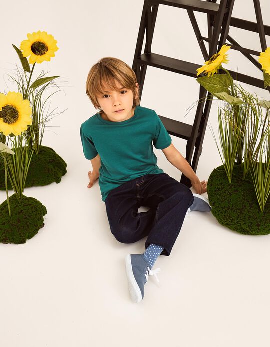 Comprar Online T-shirt, Menino, Verde Escuro 