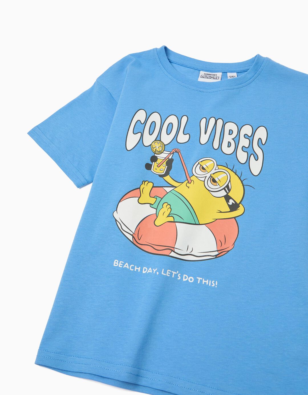 T-shirt 'Minions', Menino, Azul Claro