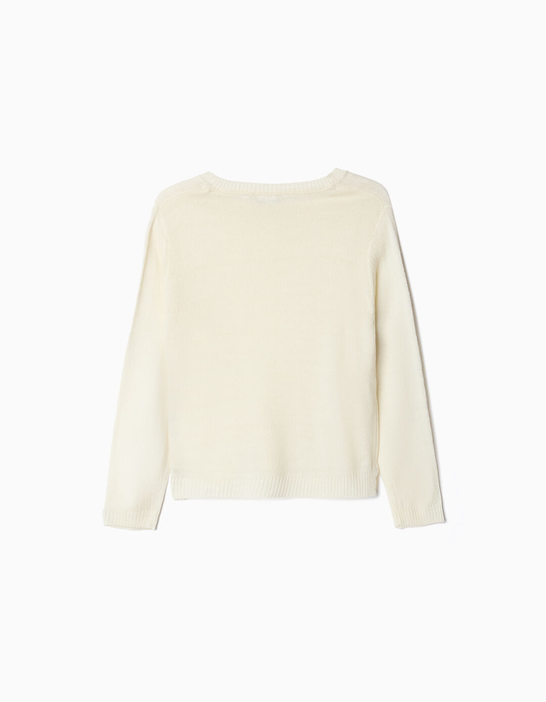 Camisola de Malha, Menina, Branco