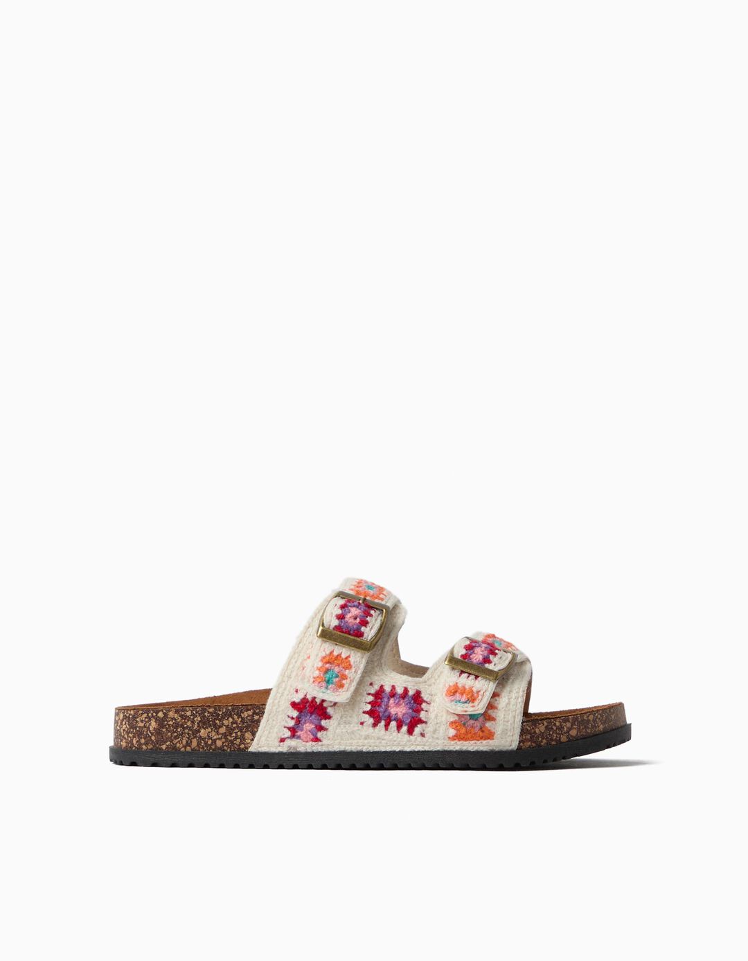 Sand&aacute;lias Crochet, Menina, Multicolor