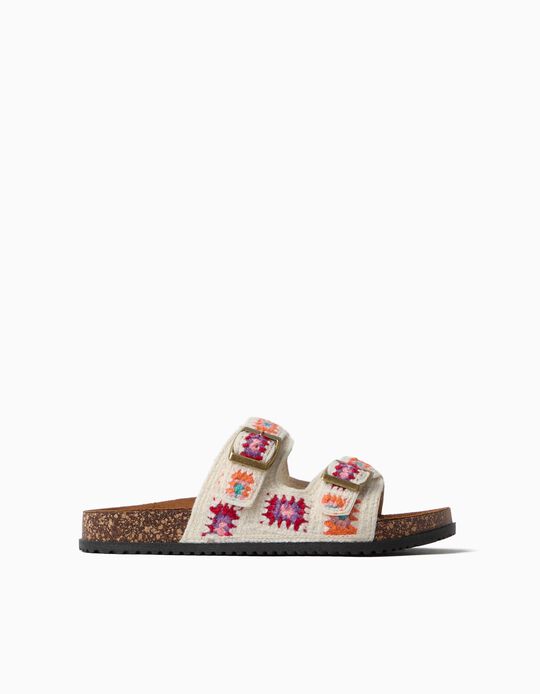 Comprar Online Sand&aacute;lias Crochet, Menina, Multicolor