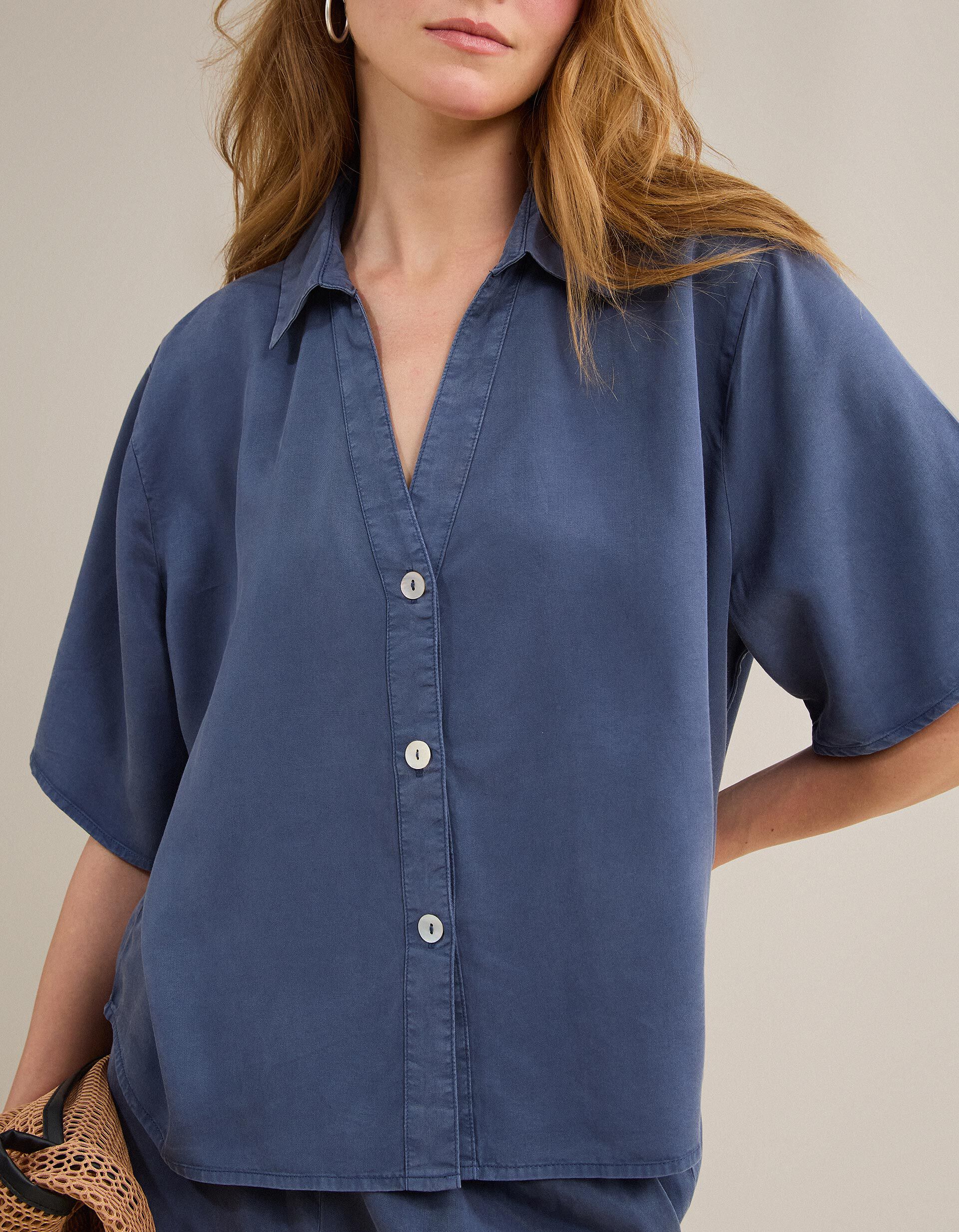 Comprar Online Camisa Liocel, Mulher, Azul