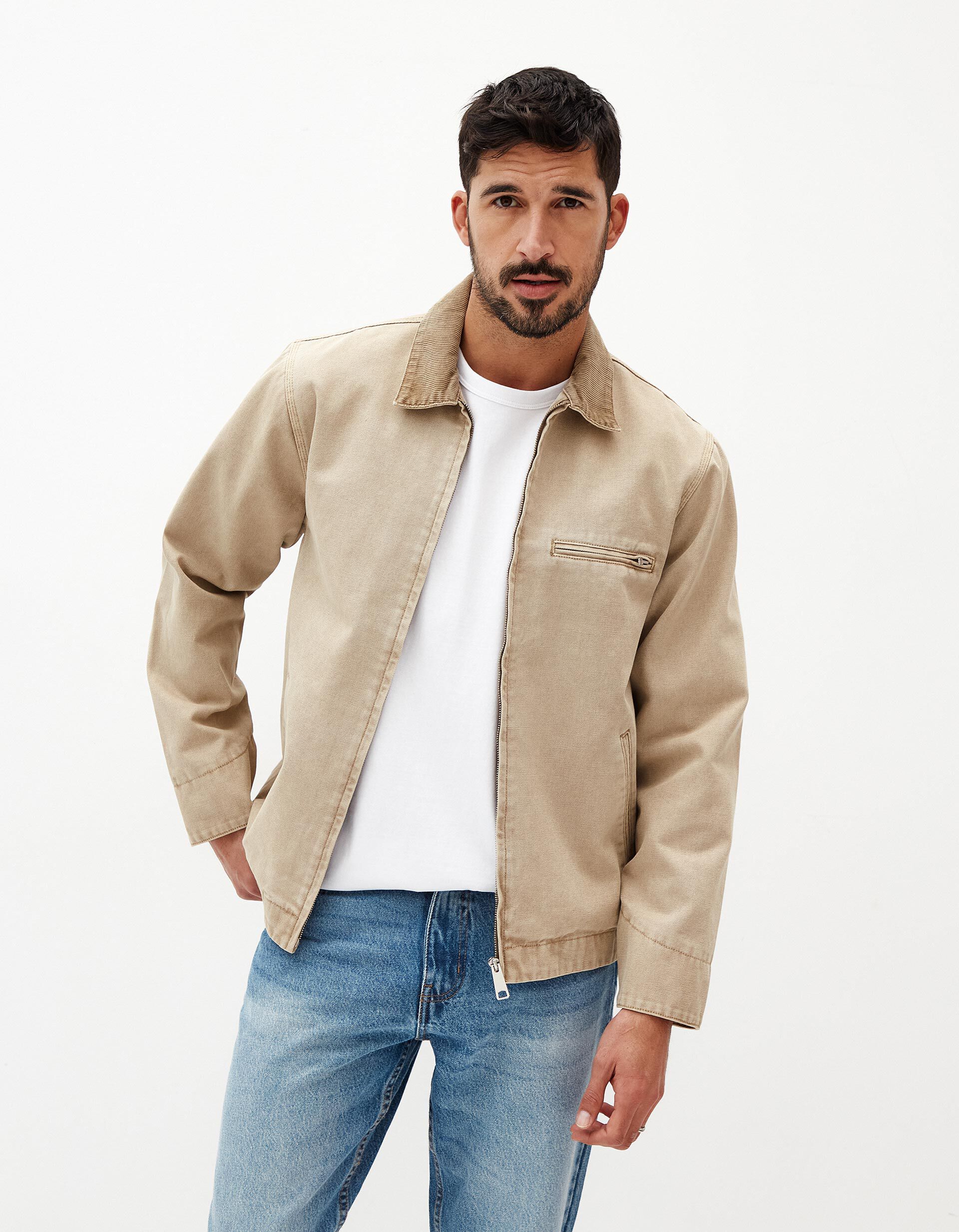 Comprar Online Casaco, Homem, Bege 