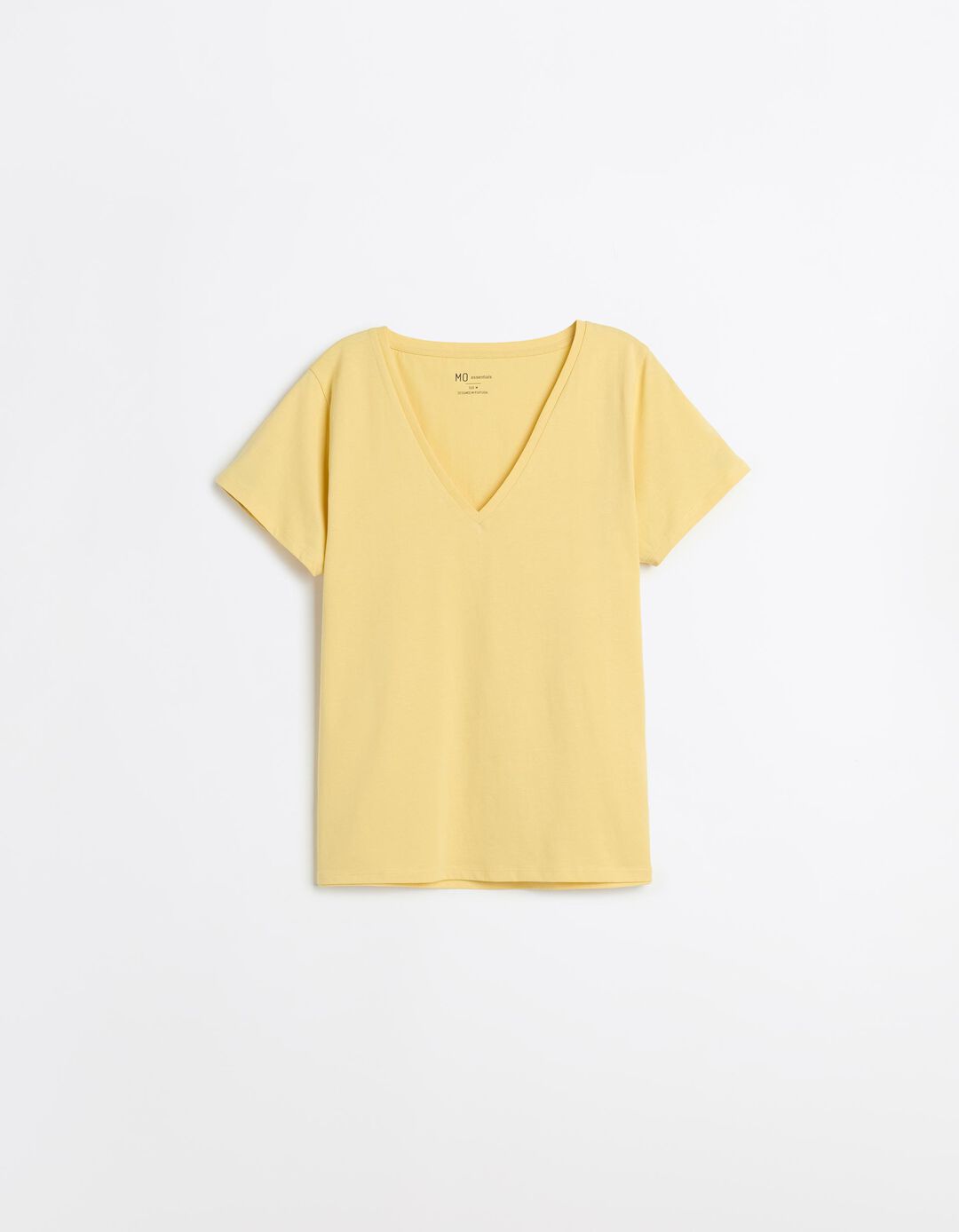 T-shirt, Mulher, Amarelo Claro