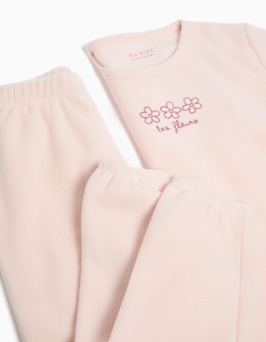 Pijama Polar, Menina, Rosa Claro