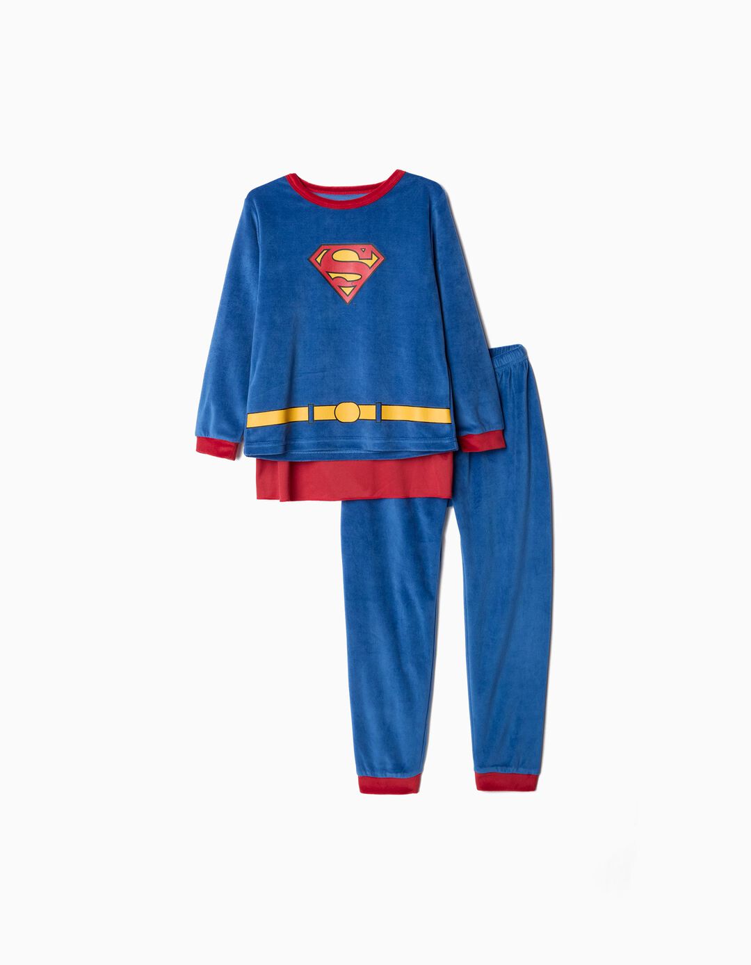 Pijama de Veludo 'Super-Homem', Menino, Azul