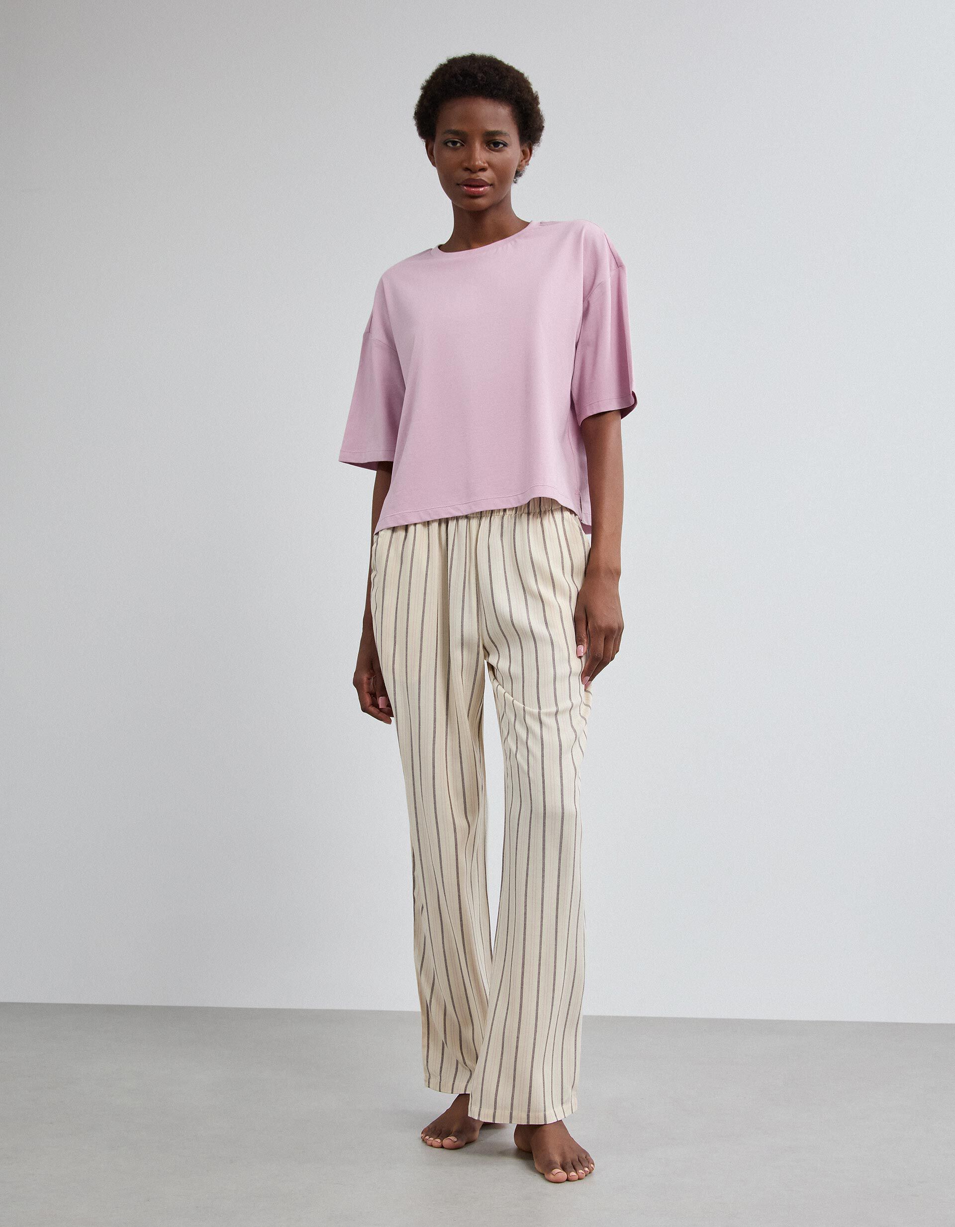 Comprar Online Pijama Jersey, Mulher, Rosa Claro