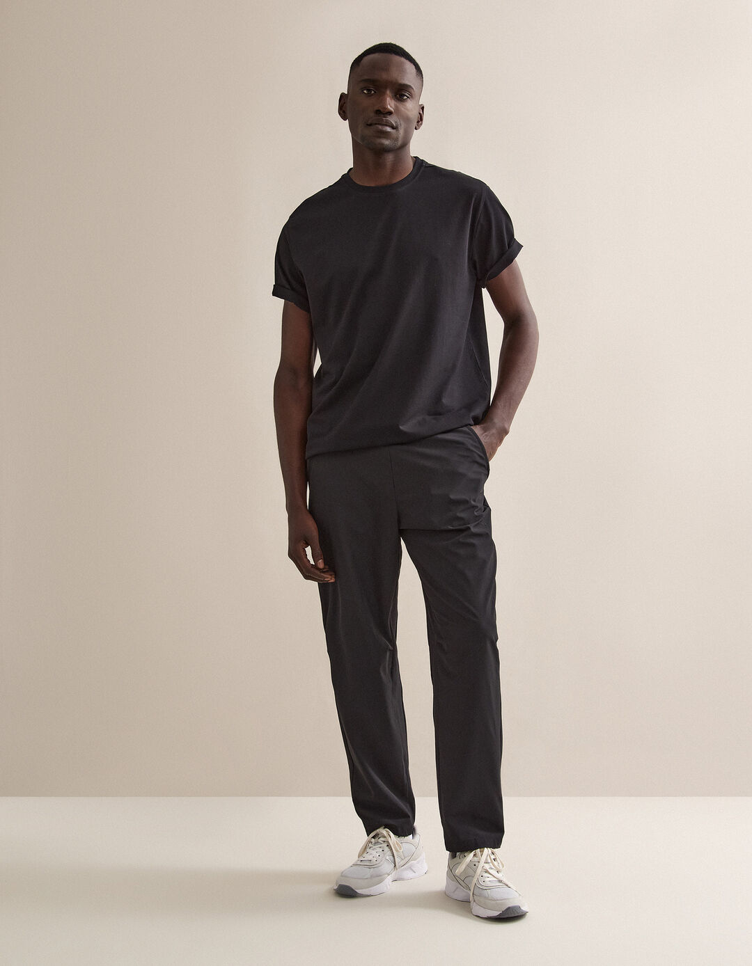 T-shirt, Homem, Preto