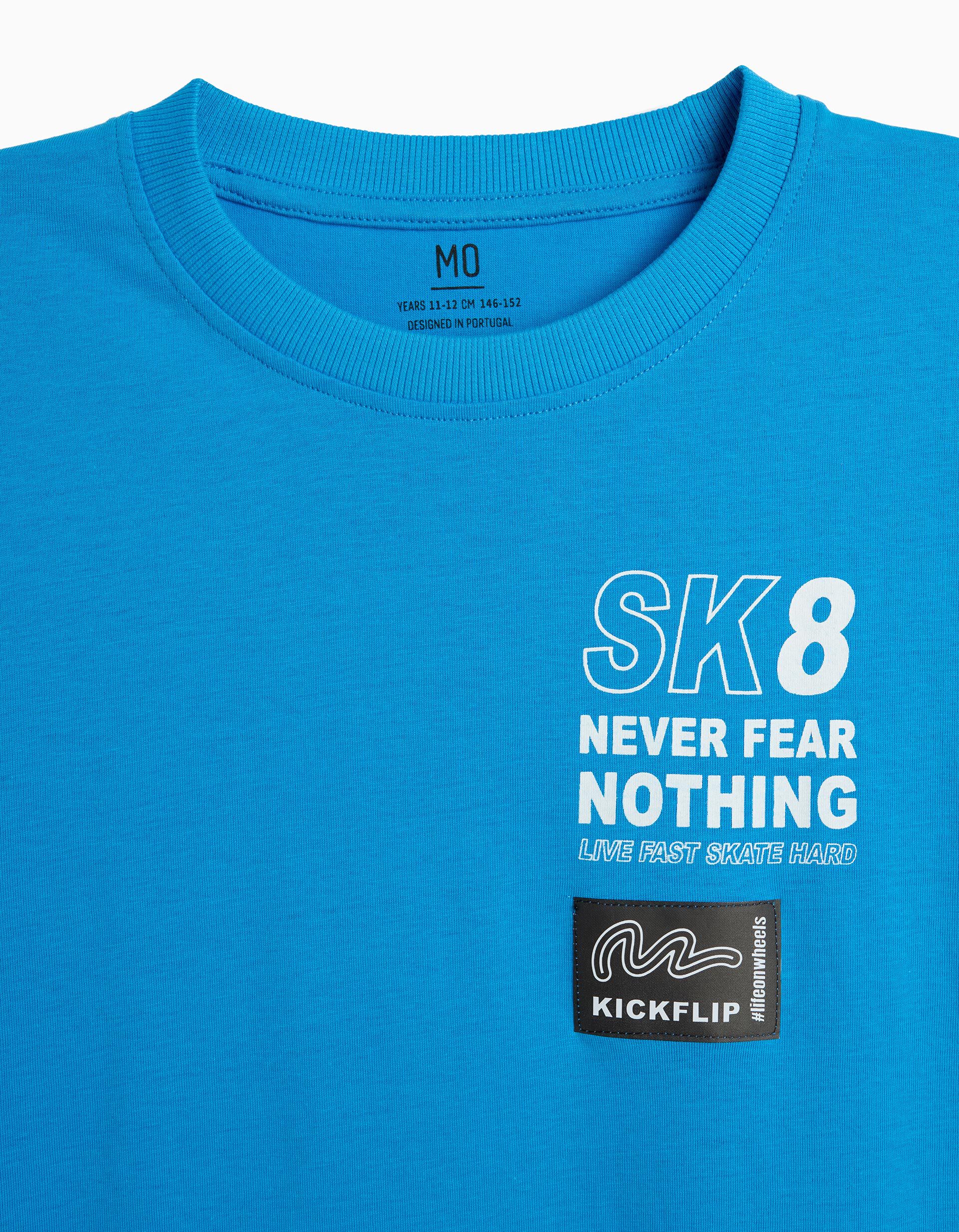 Comprar Online T-shirt Estampada 'Loose Fit', Menino, Azul