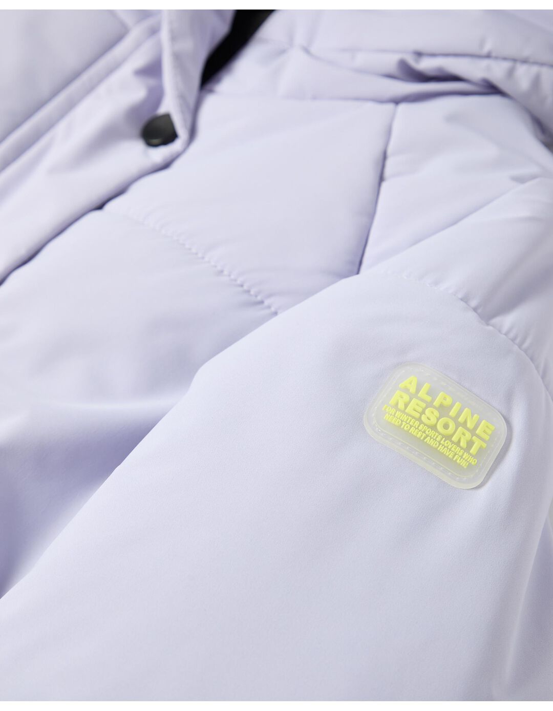 Casaco Acolchoado, Menina, Lil&aacute;s Claro