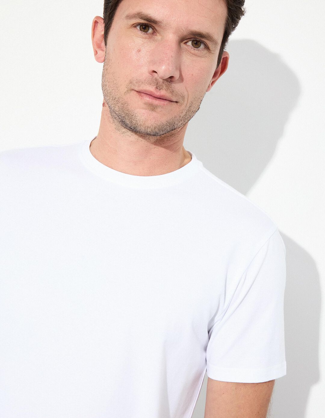 T-shirt Coolmax® Lisa, Homem, Branco 