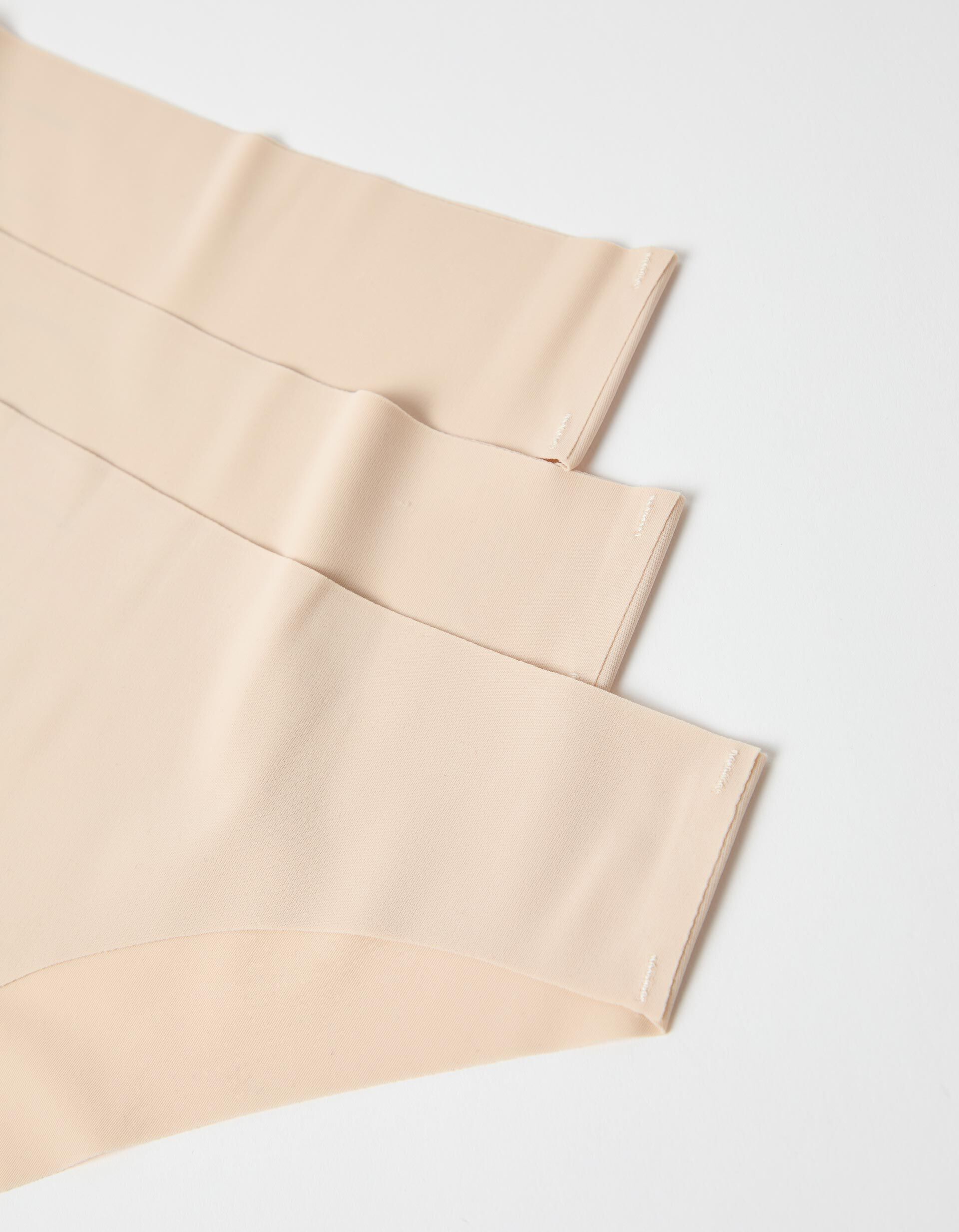 Comprar Online Pack 3 Cuecas Brief Corte Laser, Mulher, Bege Claro