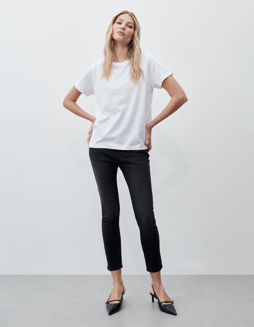 T-shirt, Mulher, Branco
