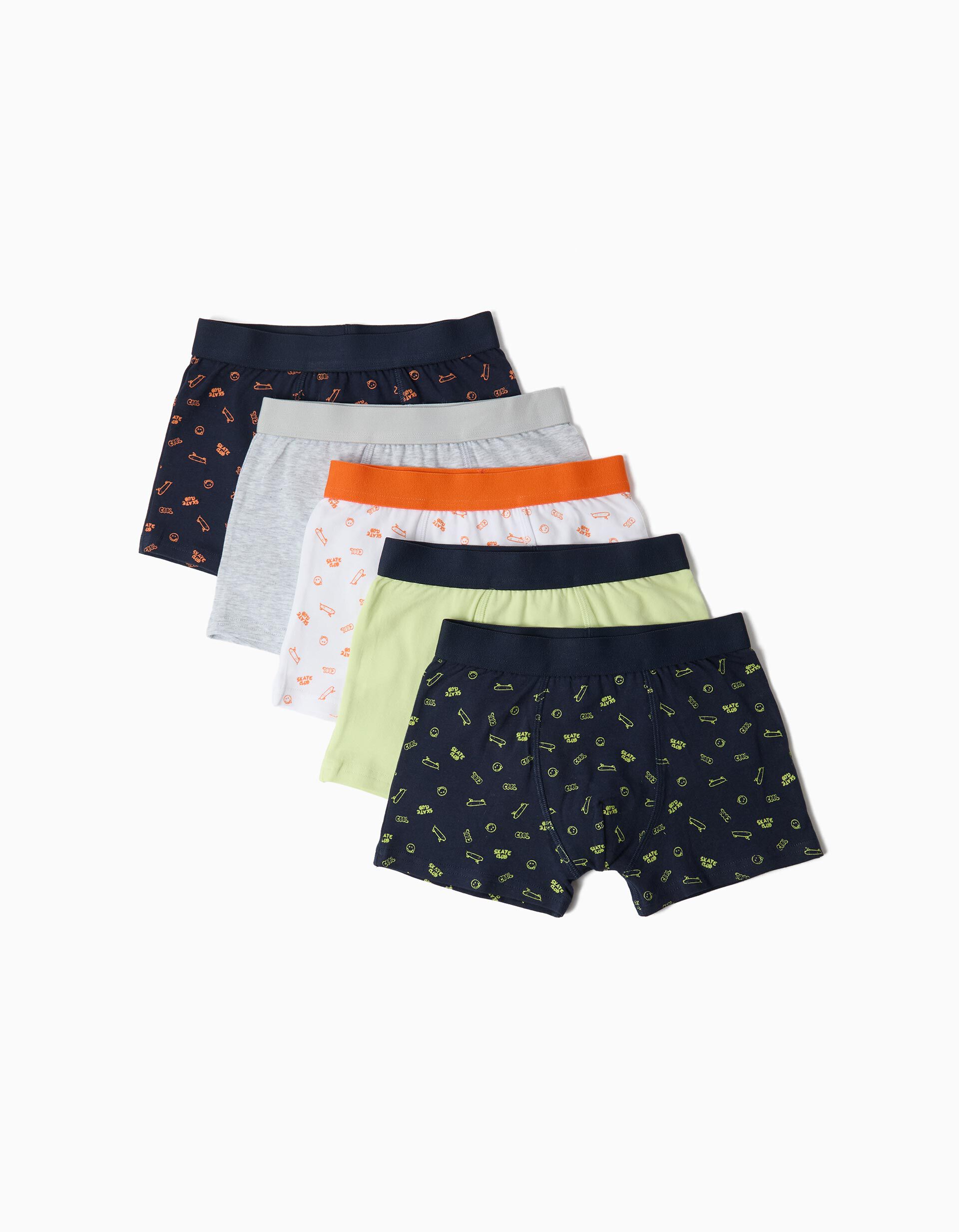 Comprar Online Pack 5 Boxers, Menino, Multicor