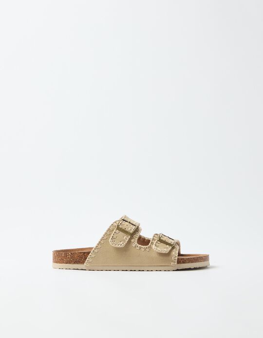 Comprar Online Sand&aacute;lias Crochet, Mulher, Bege